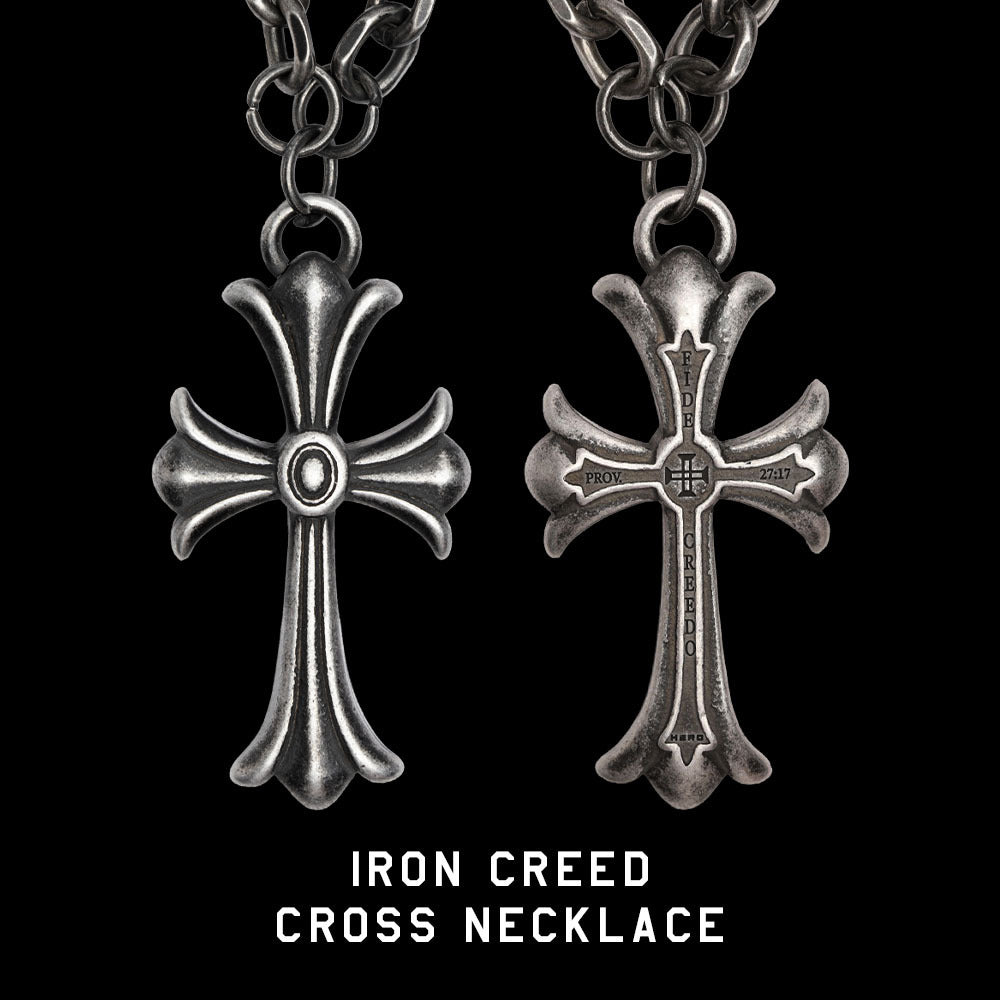 The Iron Creed Cross Necklace