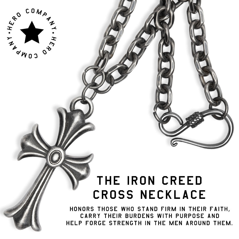 The Iron Creed Cross Necklace