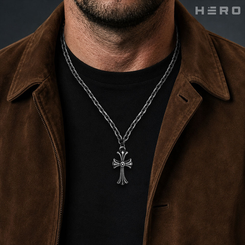 The Iron Creed Cross Necklace
