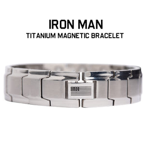 Special Offer! Iron Man Armor Titanium Magnetic Bracelet: Helps Pair Veterans With A Service Dog Or Shelter Dog