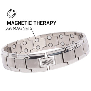 Iron Man Armor Titanium Magnetic Bracelet: Helps Pair Veterans With A Service Dog Or Shelter Dog