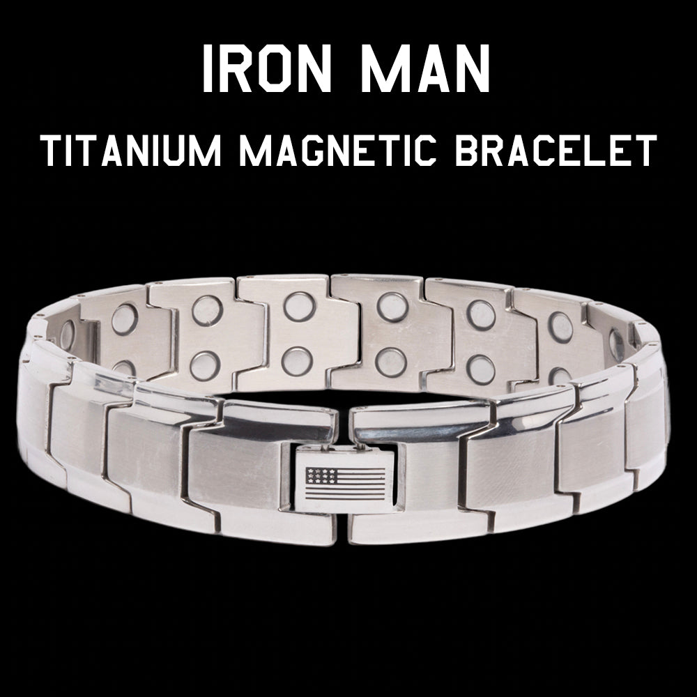 35% OFF- Iron Man Armor Titanium Magnetic Bracelet