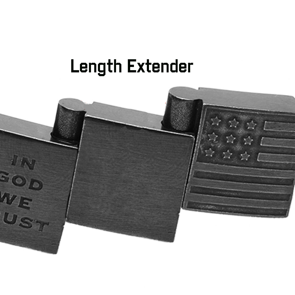 Additional 1/2" Length Extender Link for In God We Trust - Chain Link Bracelet
