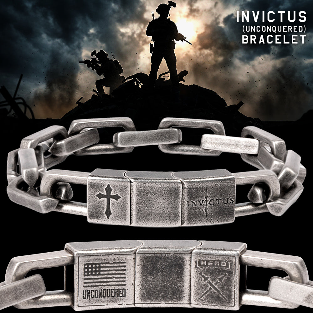 Invictus Unconquered Bracelet: Helps Pair Veterans With A Service Dog Or Shelter Dog