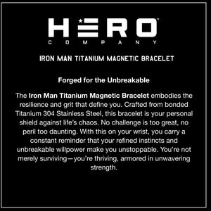 Iron Man Armor Titanium Magnetic Bracelet: Helps Pair Veterans With A Service Dog Or Shelter Dog