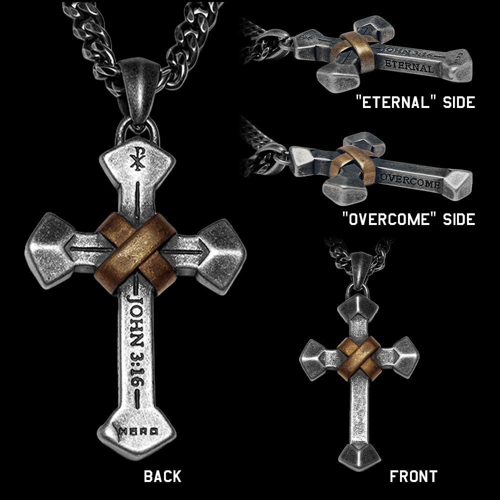John 3:16 Eternal Life Cross Necklace