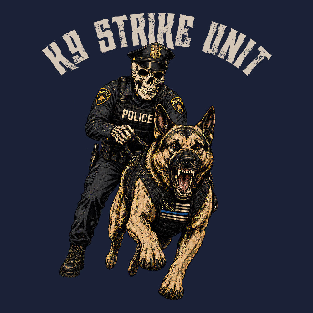 K9 Strike Unit Navy Tee