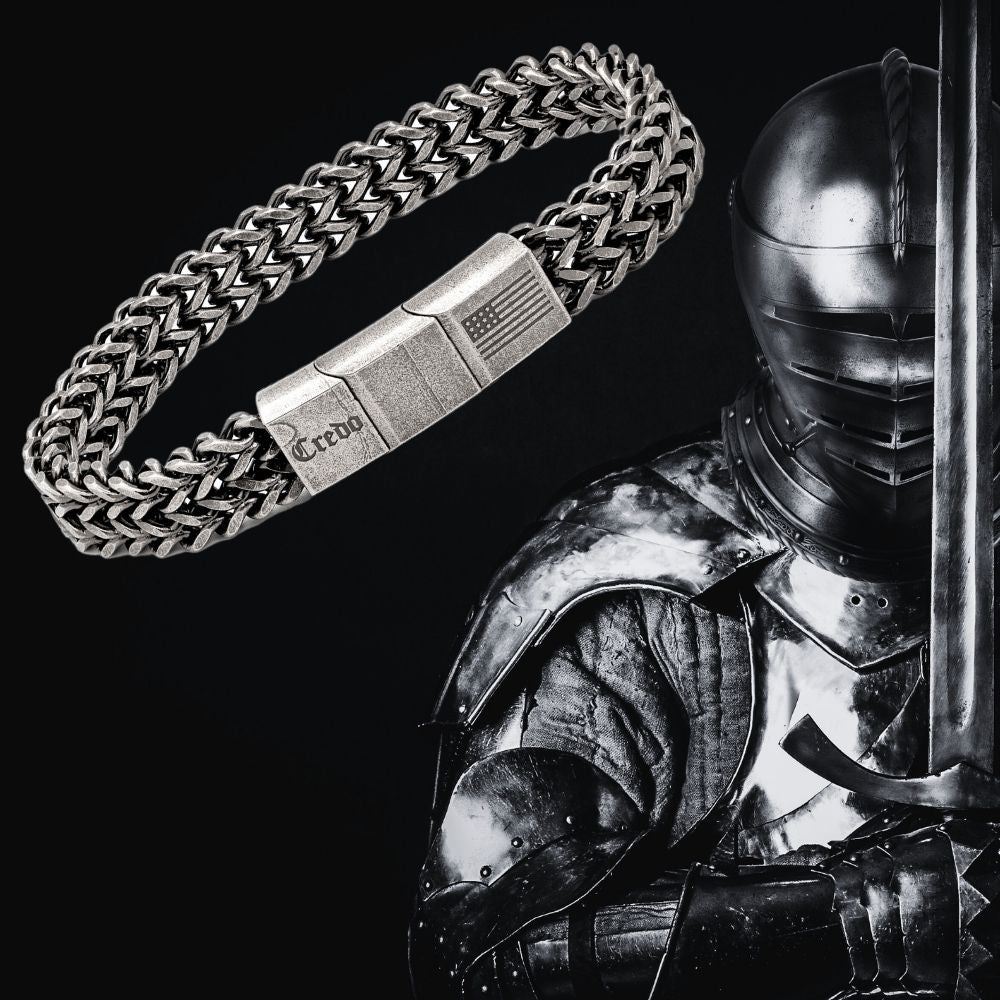 Knight's Creed BELIEVE Credo Bracelet: Helps Pair Veterans with Service or Shelter Dogs