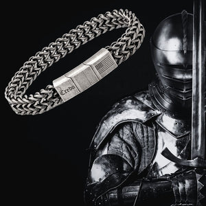 Knight's Credo Bracelet Set - Spartan Defiance &  Knights Creed Bracelet