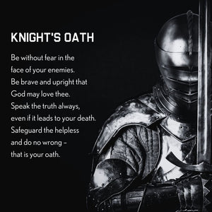 Limited Time Offer - Knight's Credo Bracelet Set - Spartan Defiance &  Knights Creed Bracelet