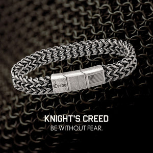 Special Offer!  Knight's Creed BELIEVE Credo Bracelet: Helps Pair Veterans with Service or Shelter Dogs