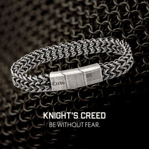 Limited Time Offer - Knight's Credo Bracelet Set - Spartan Defiance &  Knights Creed Bracelet