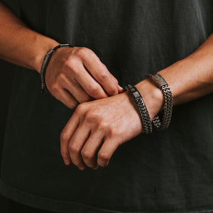 Knight's Credo Bracelet Set - Spartan Defiance &  Knights Creed Bracelet