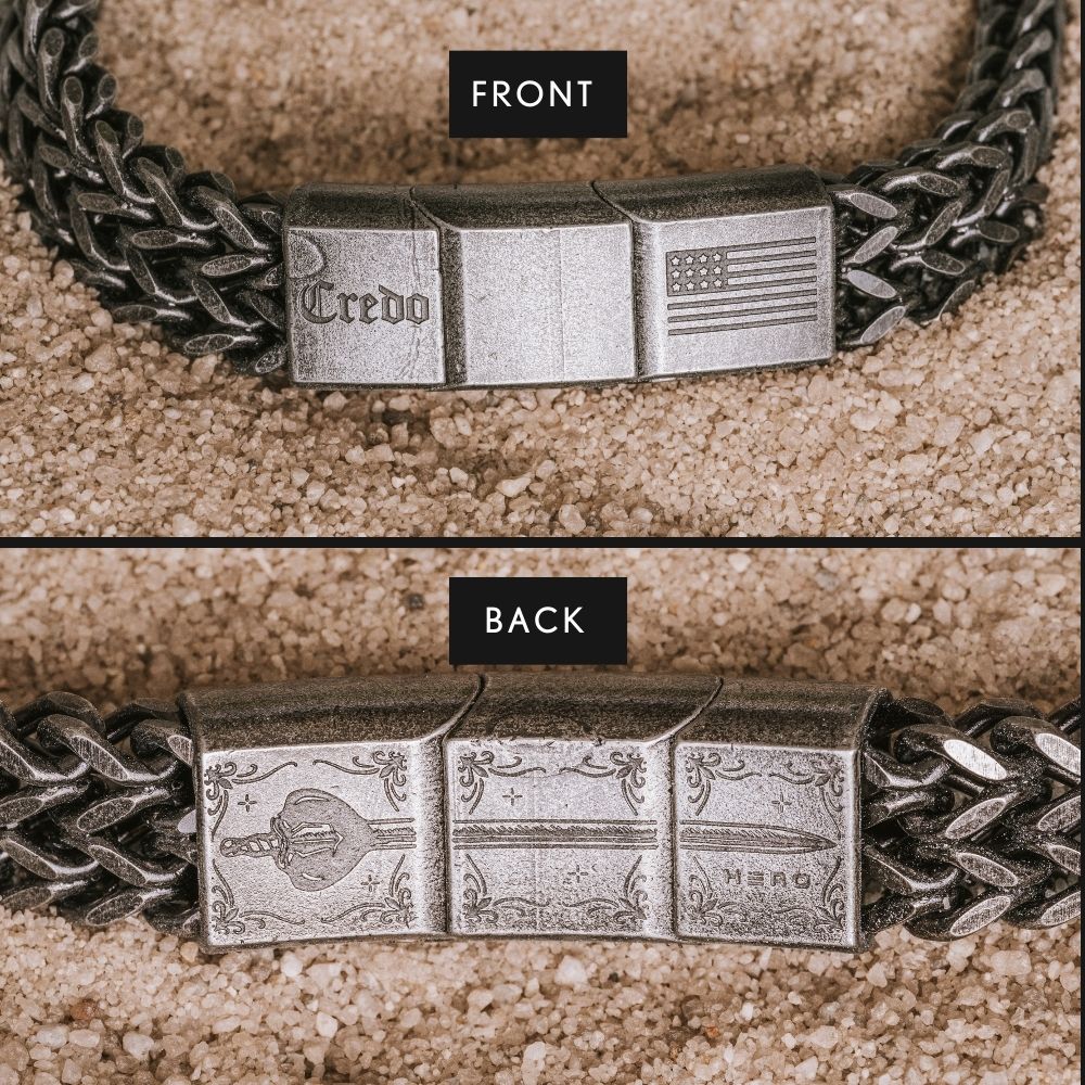 Knight's Creed BELIEVE Credo Bracelet: Helps Pair Veterans with Service or Shelter Dogs
