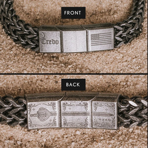 Special Offer!  Knight's Creed BELIEVE Credo Bracelet: Helps Pair Veterans with Service or Shelter Dogs