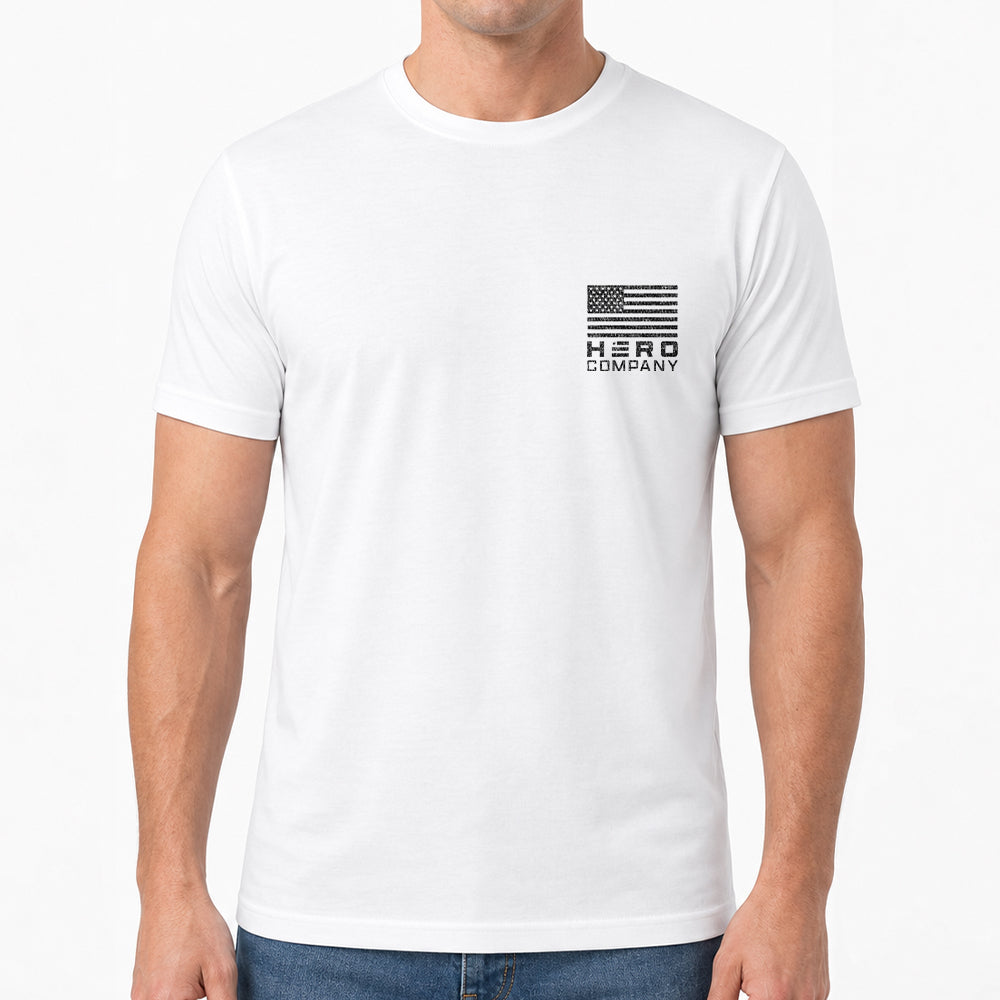 Land Of The Free White Tee