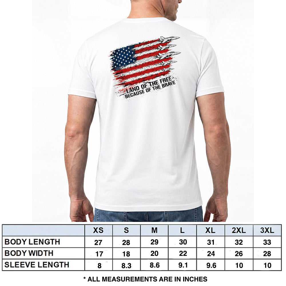 Land Of The Free White Tee