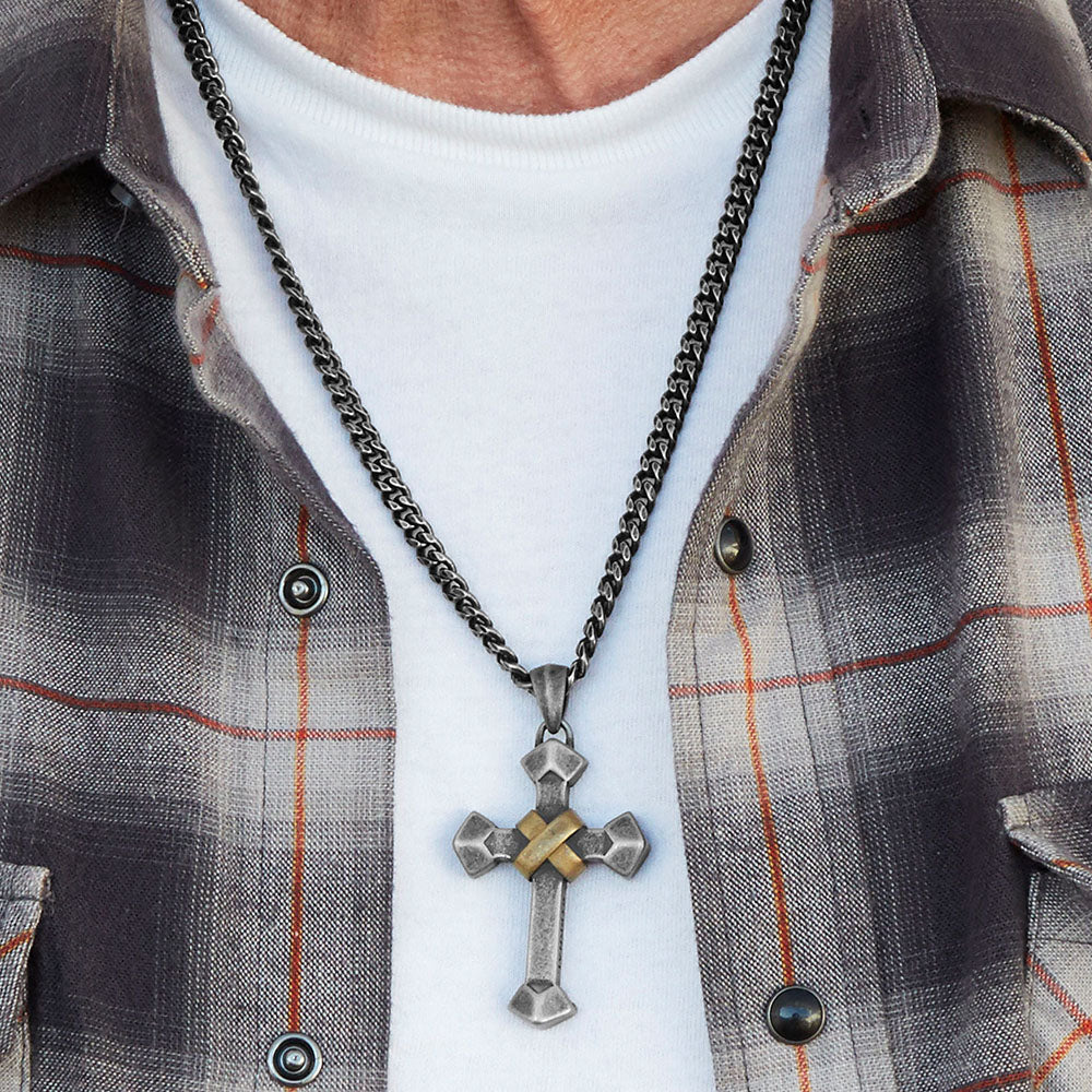 John 3:16 Eternal Life Cross Necklace