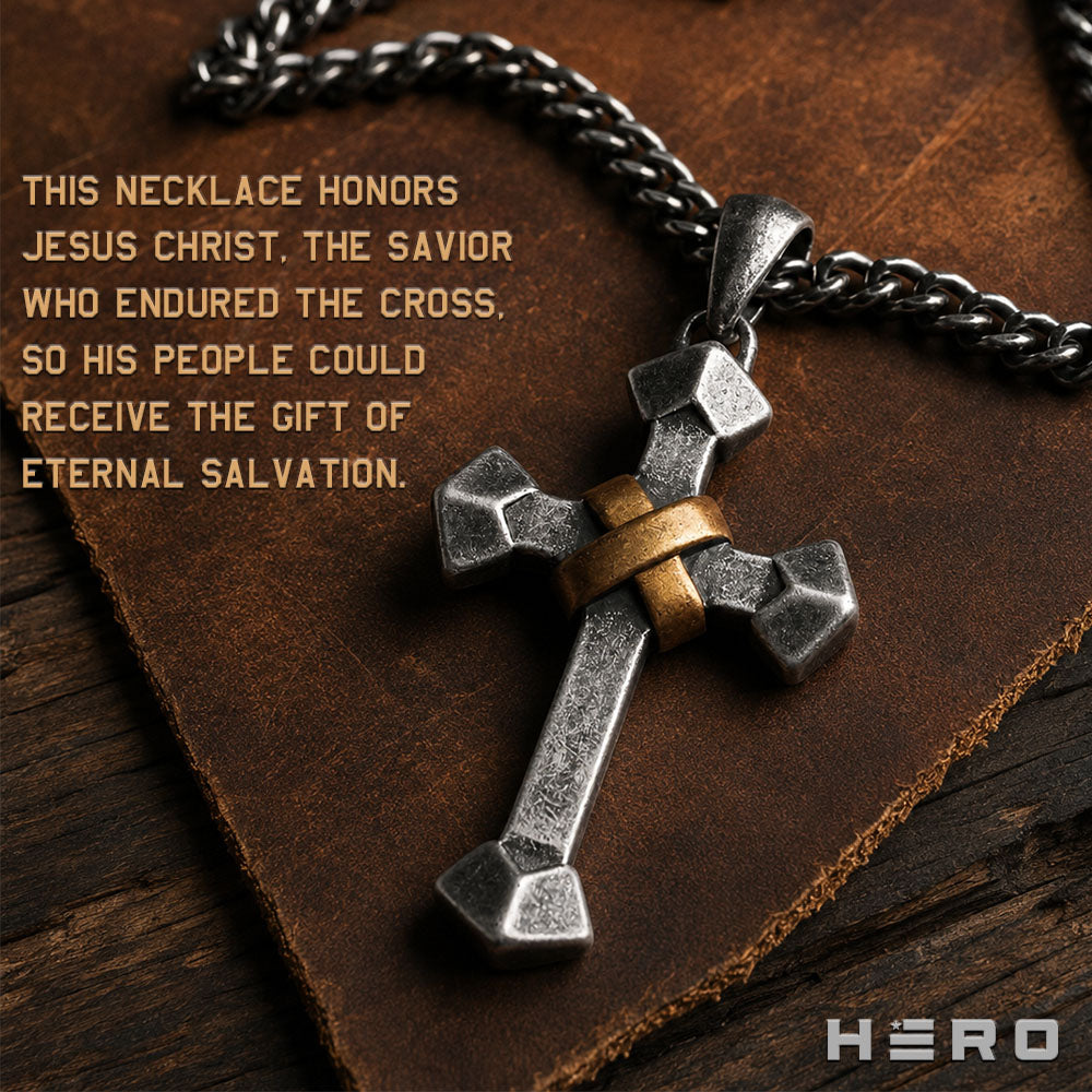 John 3:16 Eternal Life Cross Necklace