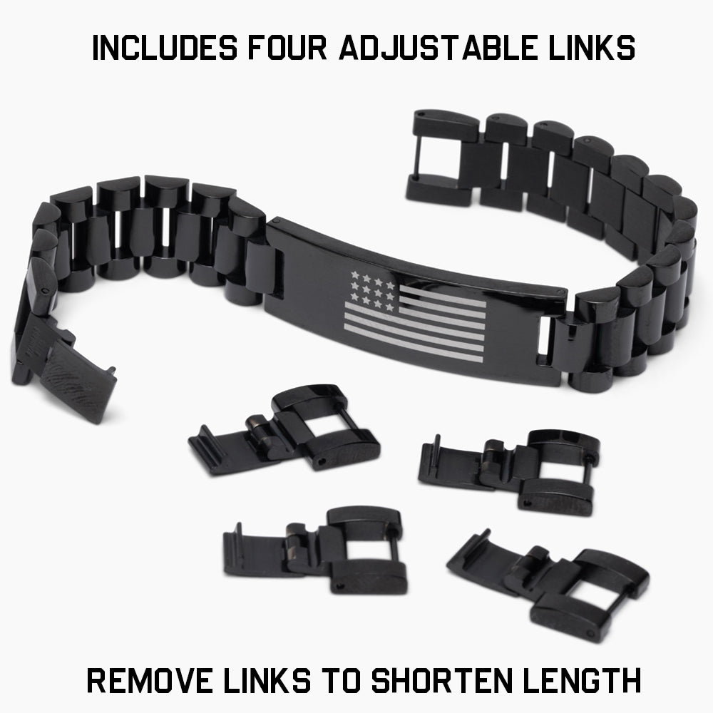 Never Surrender Patriot Bracelet: Helps Pair Veterans With A Service Dog Or Shelter Dog