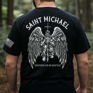 Hero Company Men's Saint Michaels Tee: Helps Pair Veterans With A Service Dog or Shelter Dog