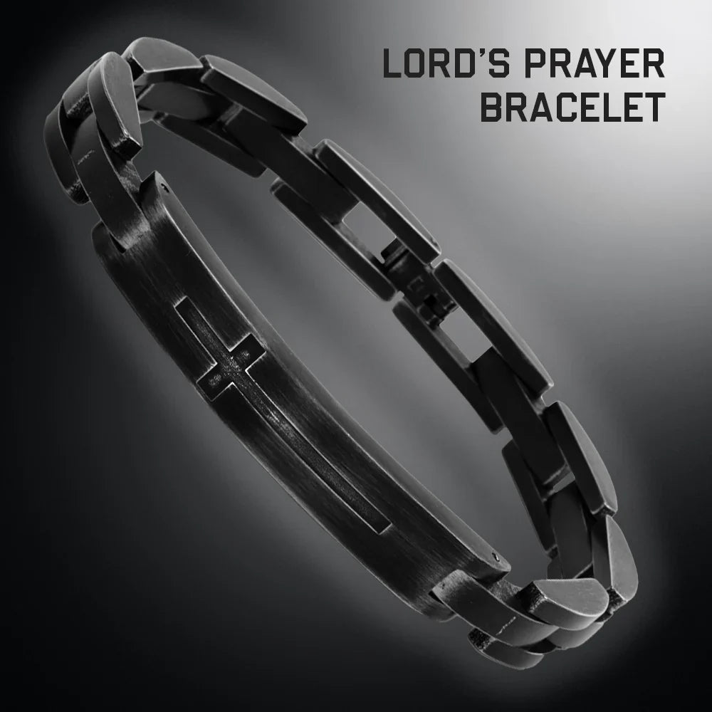 Lord's Prayer Bracelet (Size M-L or L-XL): Helps Pair Veterans With A Service Dog Or Shelter Dog