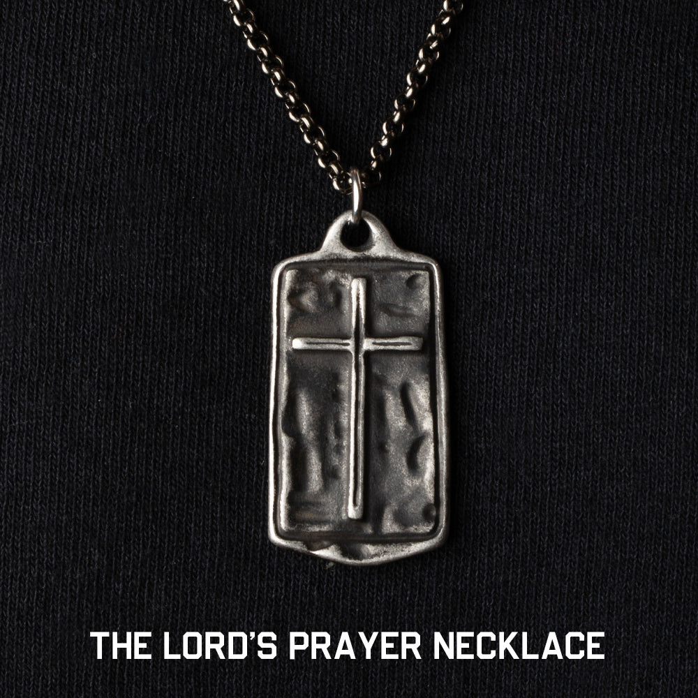 Lords Prayer Necklace - Helps Pair Veterans With A Service Dog Or Shelter Dog