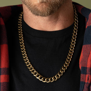 Viking Courage Cuban Link Necklace: Helps Pair Veterans With A Service Dog Or Shelter Dog