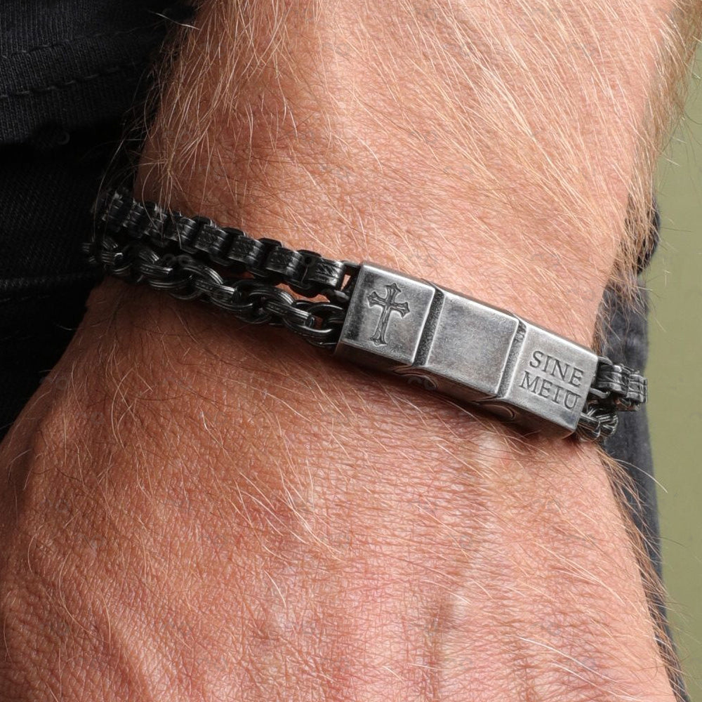 Armor Of God Duel Chain Bracelet: Helps Pair Veterans with Service or Shelter Dogs