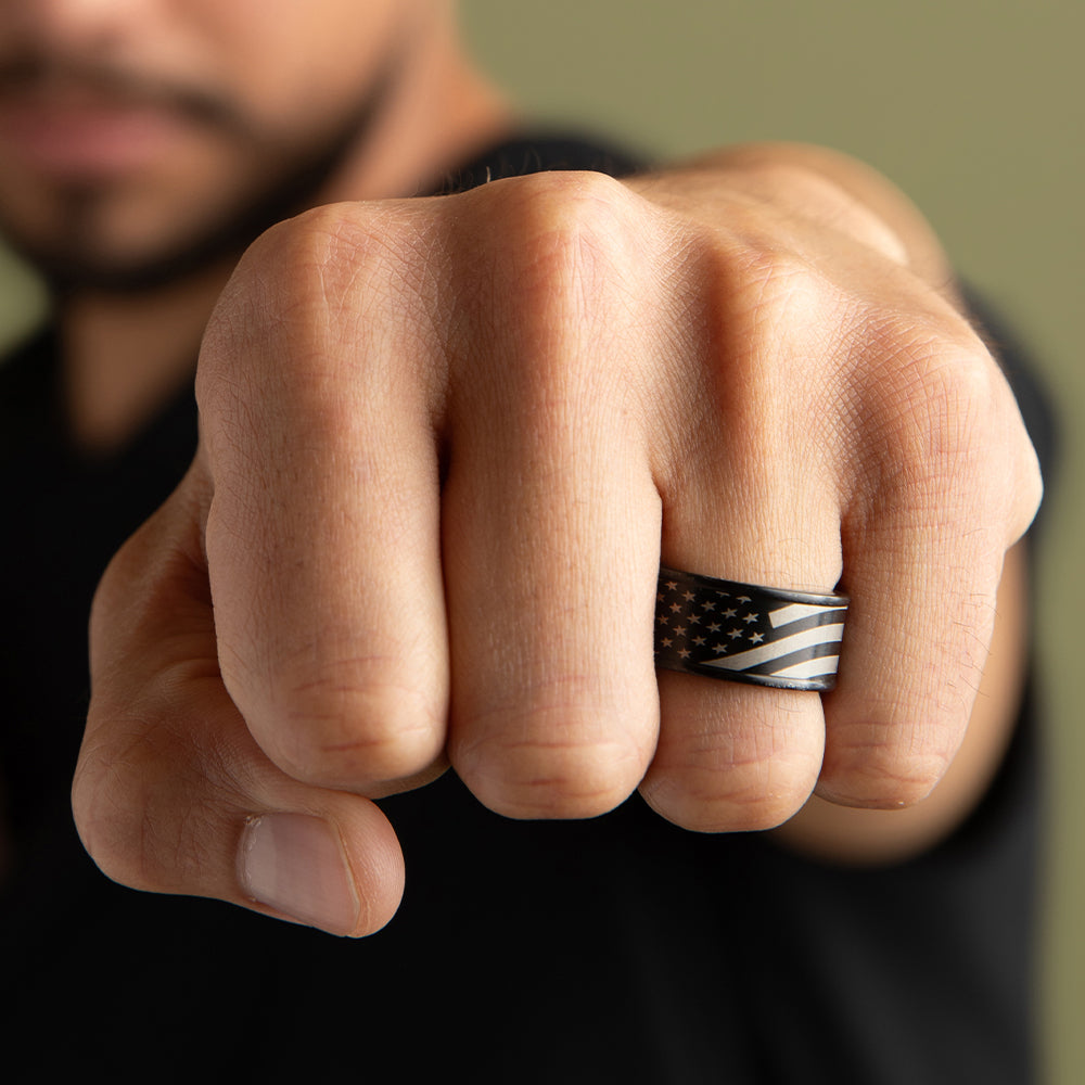 The Hero Company's Don’t Tread On Me Ring- Helps Pair Veterans With A Service Dog Or Shelter Dog