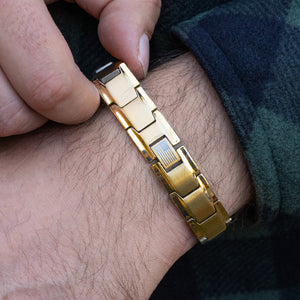 Lost Dutchman’s Gold Titanium Magnetic Bracelet: Helps Pair Veterans With A Service Dog Or Shelter Dog