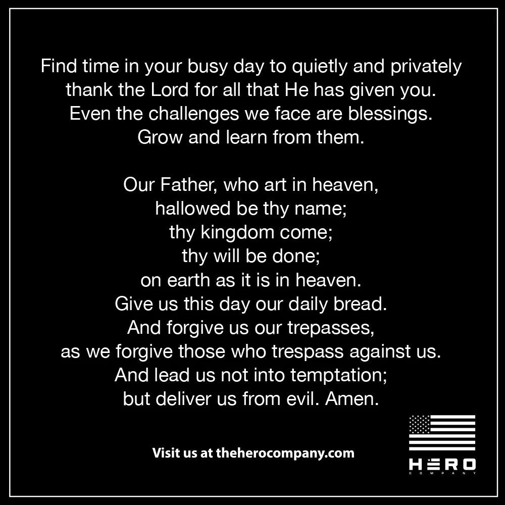 Lords Prayer Necklace - Helps Pair Veterans With A Service Dog Or Shelter Dog
