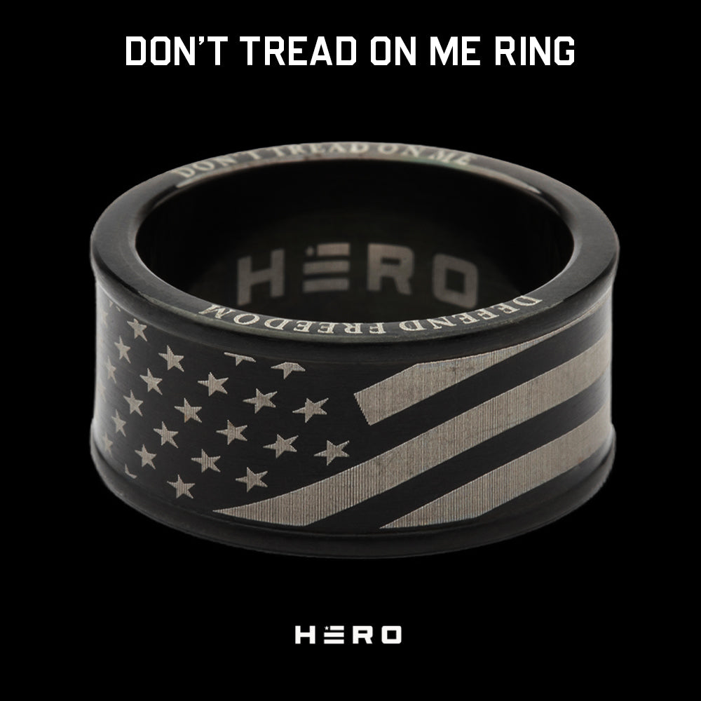 The Hero Company&#39;s Don’t Tread On Me Ring- Helps Pair Veterans With A Service Dog Or Shelter Dog