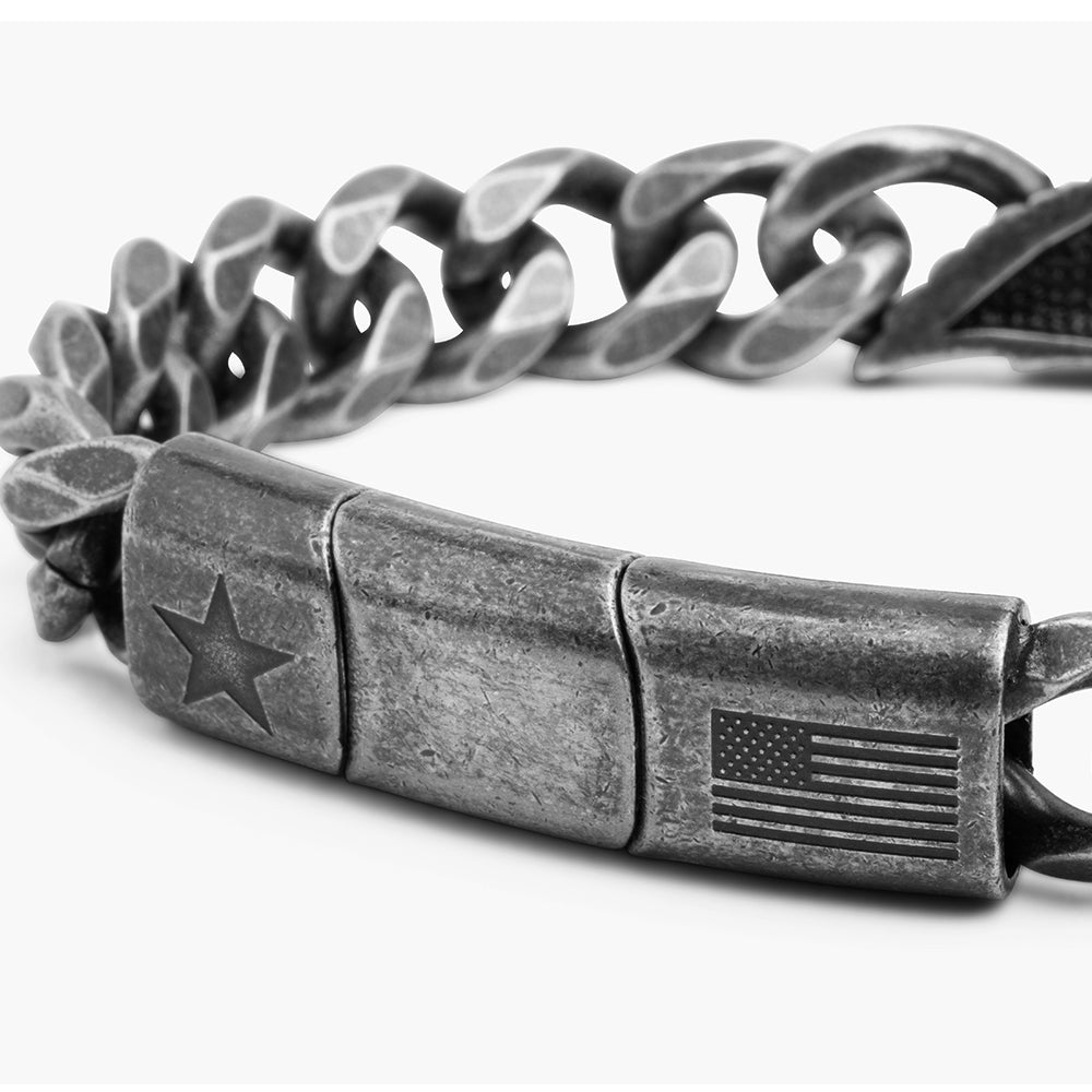 Men's Leather Bracelet with United States Air Force Symbol, newest Military Bracelet