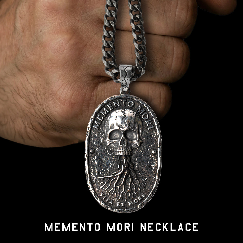 Memento Mori Vita Et Mors Necklace: Helps Pair Veterans With A Service Dog Or Shelter Dog