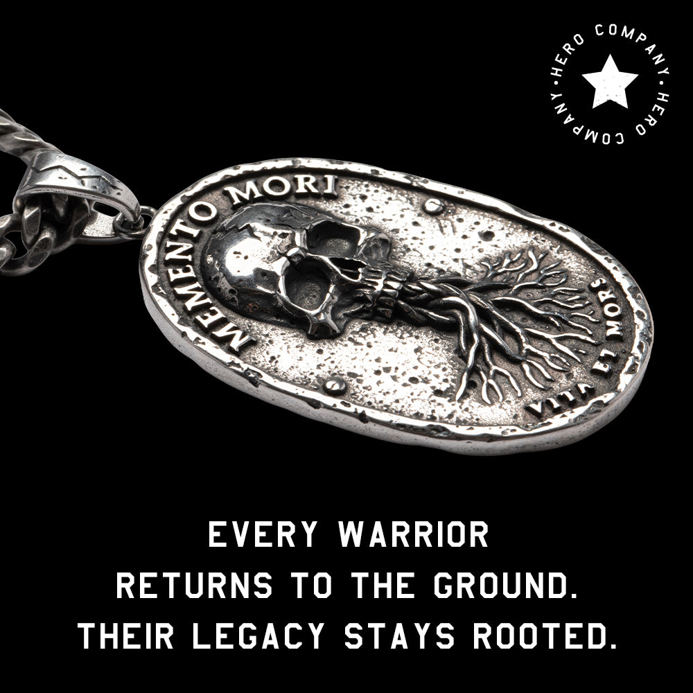 Memento Mori Vita Et Mors Necklace: Helps Pair Veterans With A Service Dog Or Shelter Dog