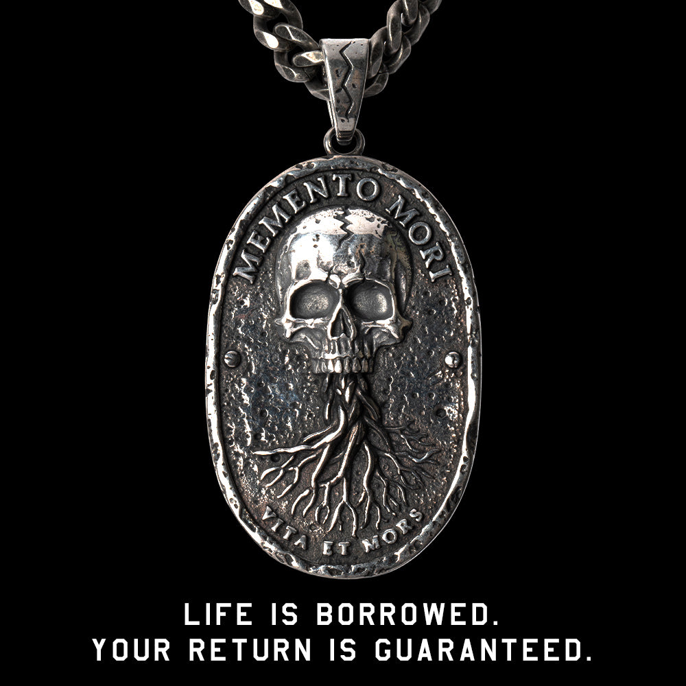 Memento Mori Vita Et Mors Necklace: Helps Pair Veterans With A Service Dog Or Shelter Dog