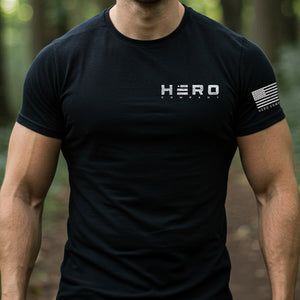 Hero Company Men's Saint Michaels Tee: Helps Pair Veterans With A Service Dog or Shelter Dog