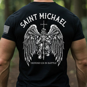 Hero Company Men's Saint Michaels Tee: Helps Pair Veterans With A Service Dog or Shelter Dog