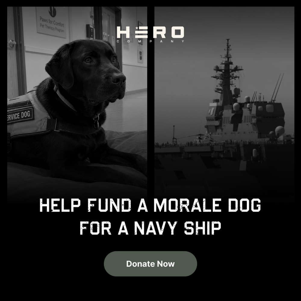 Celebrate 250 Years of Freedom. Honor Those Who Defend It. Help Fund a Navy Morale Dog