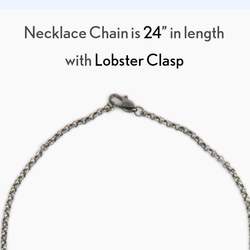 Memento Mori Talisman Necklace: Helps Pair Veterans With A Service Dog Or Shelter Dog