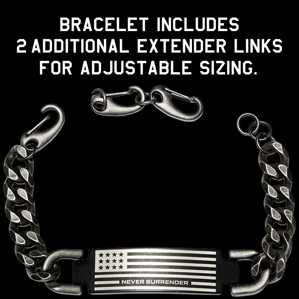 Never Surrender - Defenders of Freedom Bracelet