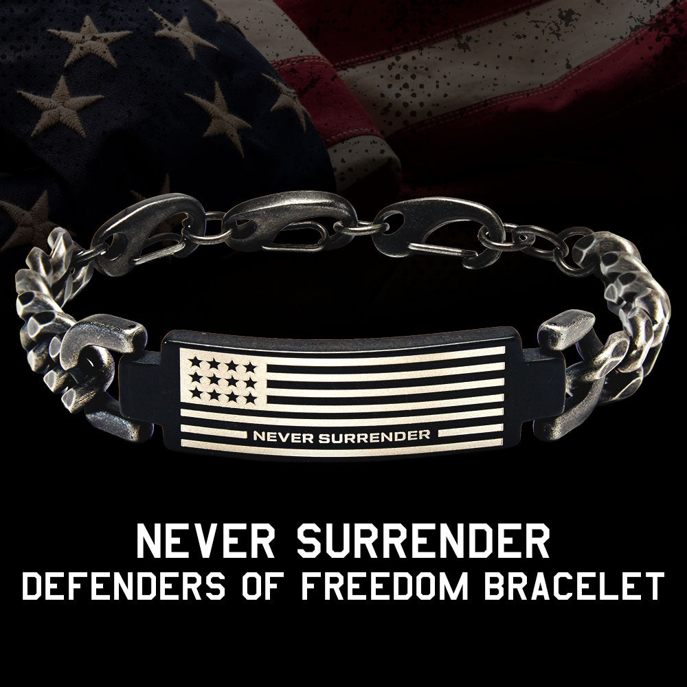 Never Surrender - Defenders of Freedom Bracelet