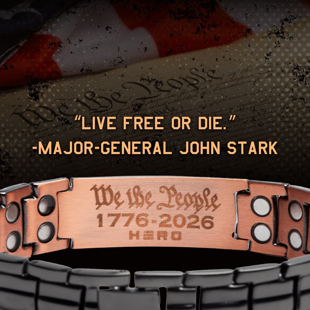 WE THE PEOPLE Preamble Copper Magnetic Bracelet