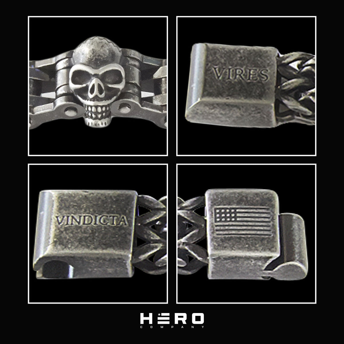 LIMITED EDITION- Vindicta Punisher Bracelet: Helps Pair Veterans With A Service Dog or Shelter Dog