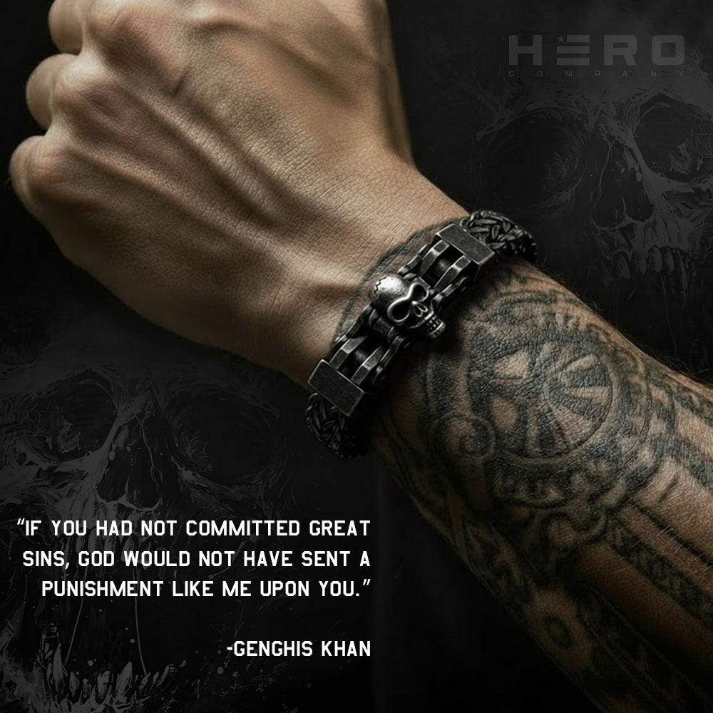 LIMITED EDITION- Vindicta Punisher Bracelet: Helps Pair Veterans With A Service Dog or Shelter Dog