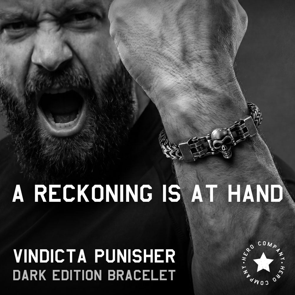 Vindicta Punisher Dark Edition Bracelet: Helps Pair Veterans With A Service Dog or Shelter Dog