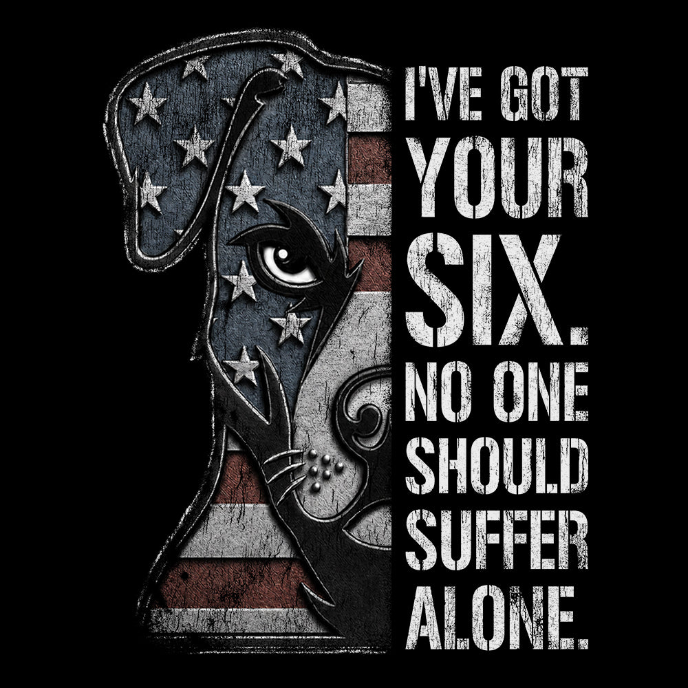 I've Got Your Six Black Tee