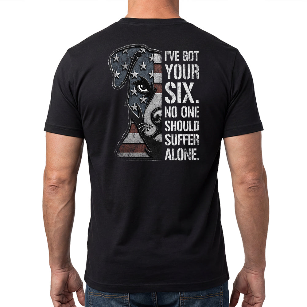 I've Got Your Six Black Tee