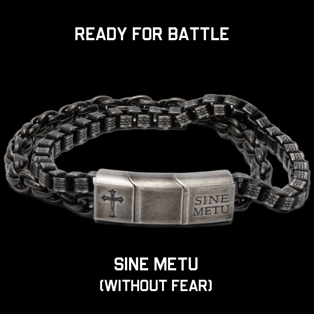 Armor Of God Duel Chain Bracelet: Helps Pair Veterans with Service or Shelter Dogs